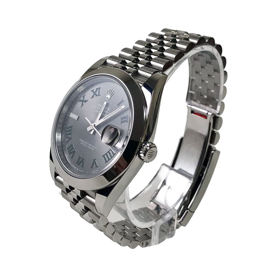 rolex-datejust-ii-perpetual-grey-roman-dial-126300 Wimbledon Rolex Replica Watch  6 reviews - Image 2