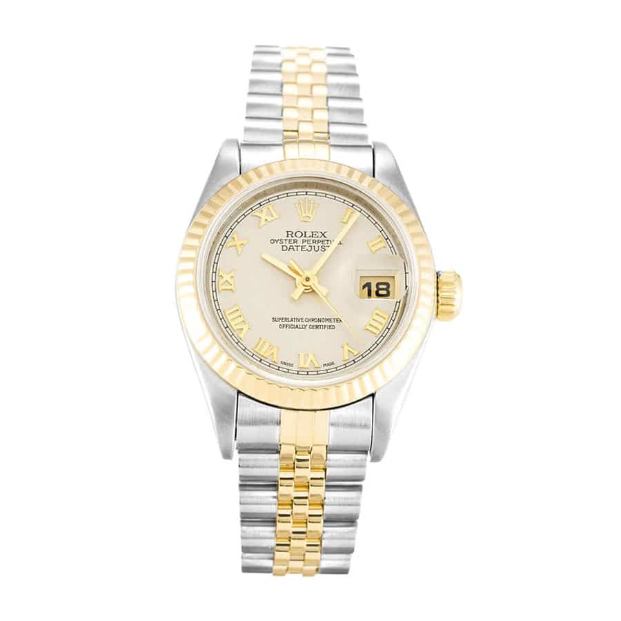 rolex-datejust-ivory-roman-numeral Rolex 69173 Replica - Image 1