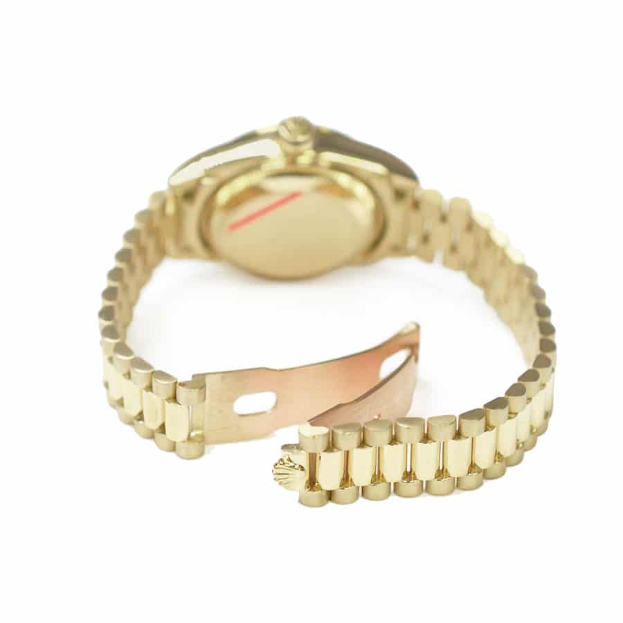 rolex-datejust-mother-of-pearl-diamond-dial-yellow-gold-178288- Rolex Datejust 178288 Gold Mother Of Pearl Dial Replica - Image 4