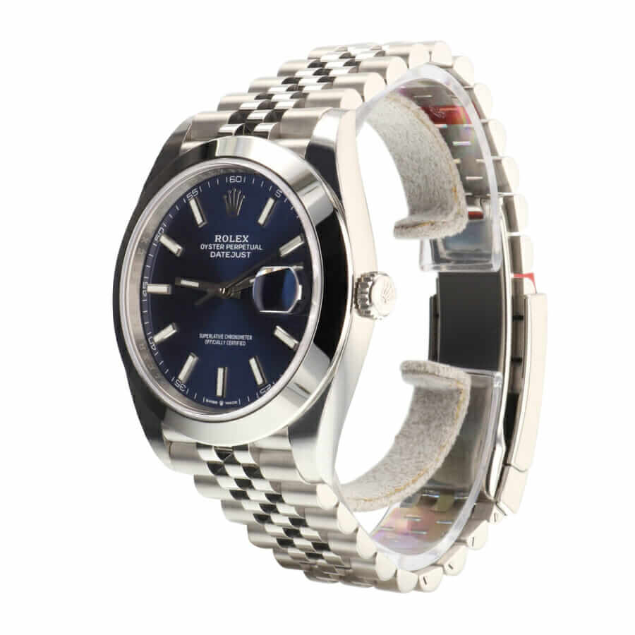 rolex-datejust-oyster-datejust-ii-steel-white-gold-126234-blue-dial-replica-8-4 Rolex Datejust 126300 Steel Blue Dial Replica - Image 2