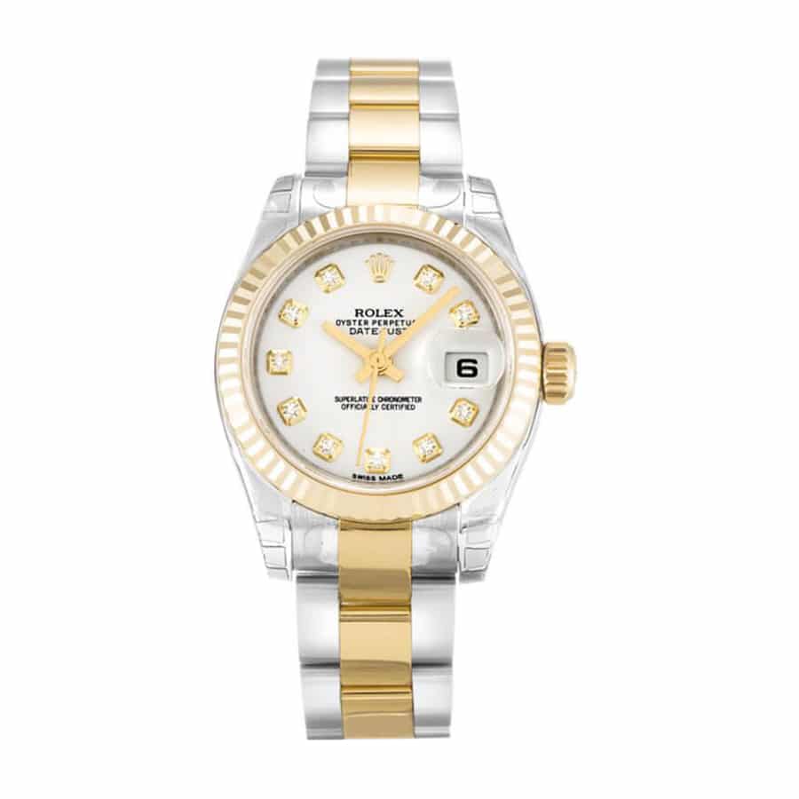 rolex-datejust-yellow-gold-diamond-179173 Rolex Datejust 179173 Two Tone Replica - Image 1