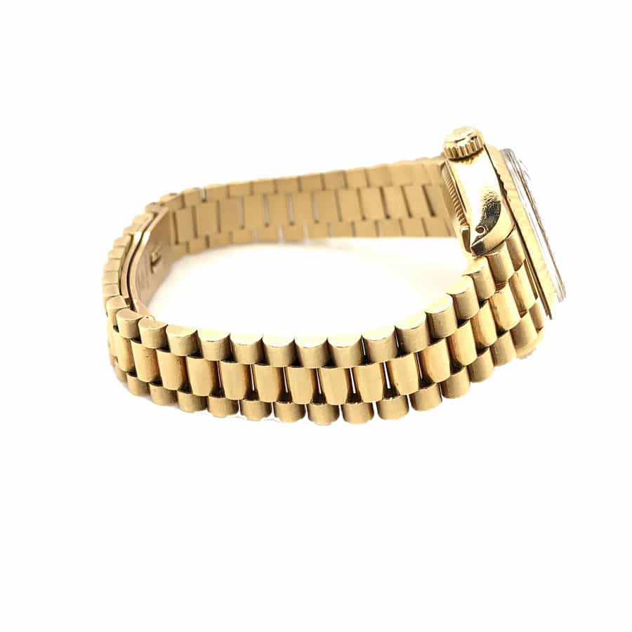 rolex-datejust-yellow-gold-ladies-green-dial-replica1 Rolex Datejust Gold Green Dial Replica - Image 4