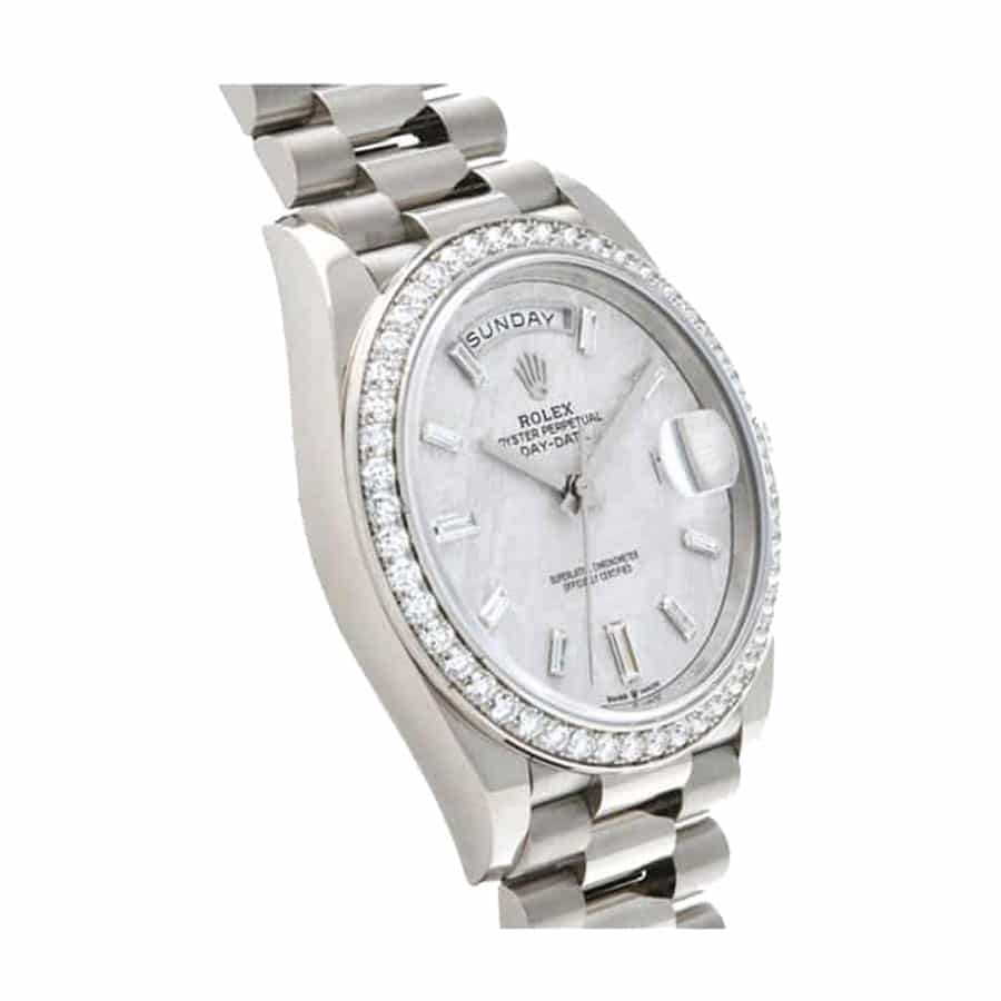 rolex-day-date-228349rbr-kw-stainless-steel-diamonds-sundust-dial-oyster-replica Rolex Day-Date 228349RBR Diamond Bezel Sundust Dial Replica - Image 3