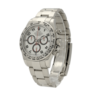 rolex-daytona-116509-replica-left-300x300.png Rolex Daytona 116509 White Gold Silver Dial Replica - Image 2