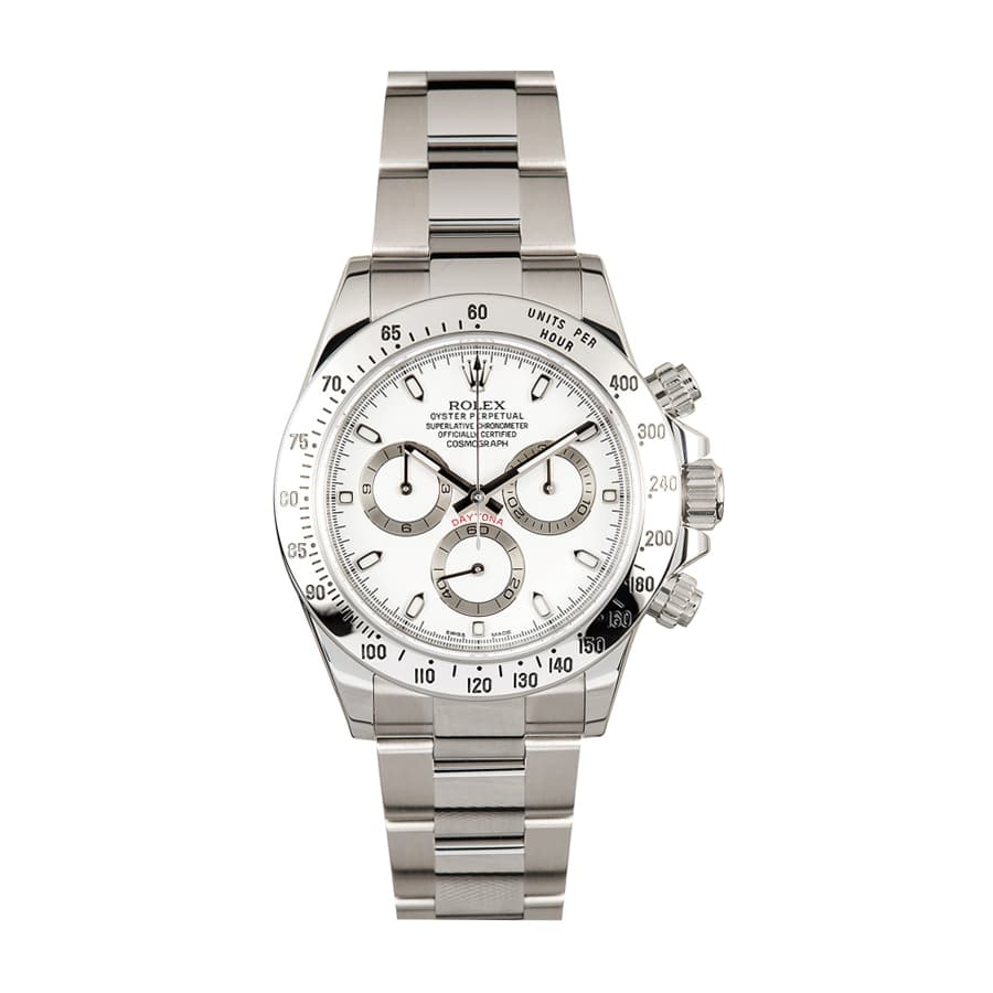 rolex-daytona-cosmograph-116520-jf Rolex Daytona White Dial 116520 Replica - Image 1