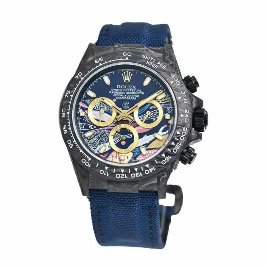 rolex-daytona-cosmograph-color-fish-pattern-dial Rolex Daytona Cosmograph Color Fish Pattern Dial 2071401 Replica - Image 2