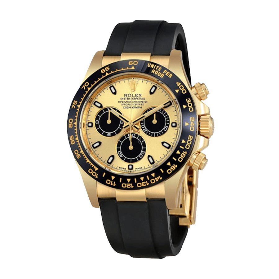 rolex-daytona-cosmograph-unitedluxury-116508-jh-man Rolex Daytona Cosmograph 116518LN Gold Dial Replica - Image 2