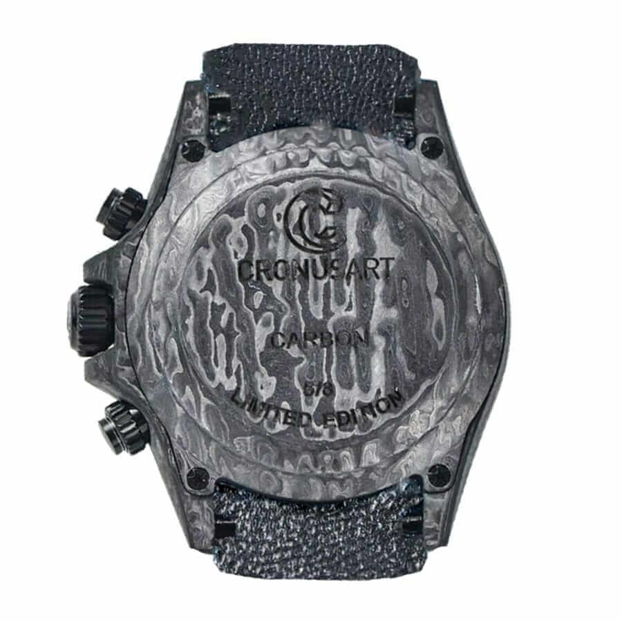 rolex-daytona-diw-ntpt-carbon Rolex Daytona DiW NTPT Carbon 46490 “All Carbon Lemon Edition” Replica - Image 3