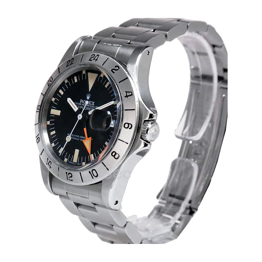 rolex-explorer-ii-1655-antique-black-dial-waro02 Rolex Explorer II 1655 (Antique) Black Dial WARO025 Oyster Replica - Image 2