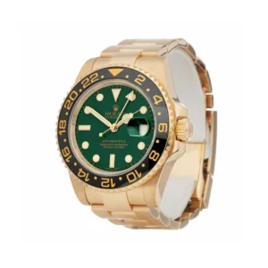 rolex-gmt-green-dial-replica-2-300x300 Rolex GMT-Master II 11678LN Yellow Gold Green Dial oyster Replica - Image 3