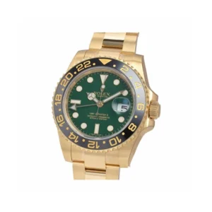 rolex-gmt-green-dial-replica-3-300x300 Rolex GMT-Master II 11678LN Yellow Gold Green Dial oyster Replica - Image 2