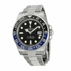 rolex-gmt-master-ii-black-dial-300x300 Rolex GMT-Master II Black Dial Batman Bezel 116710BLNR Oyster Replica - Image 2