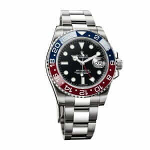 rolex-gmt-master-ii-blue-dial-red-blue-ceramic-bezel-oyster-bracelet-116719blr-300x300 Rolex GMT-Master 116719BLRO-0001 Pepsi Red/Blue Replica - Image 2