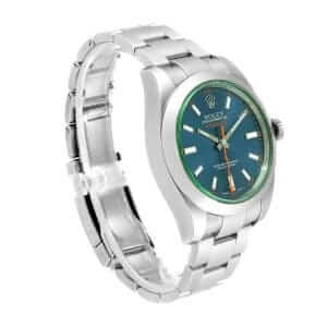 rolex-milgauss-blue-dial-green-crystal-300x300 Rolex Milgauss 116400GV-0002 Blue Dial Replica - Image 2