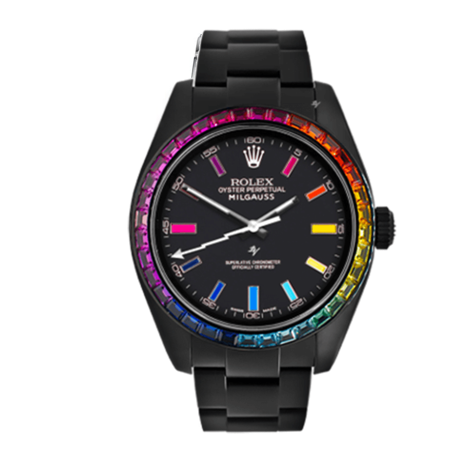 rolex-milgauss-sapphire-replica-1 Rolex 116400GV Milgauss Sapphire Bezel - Image 1