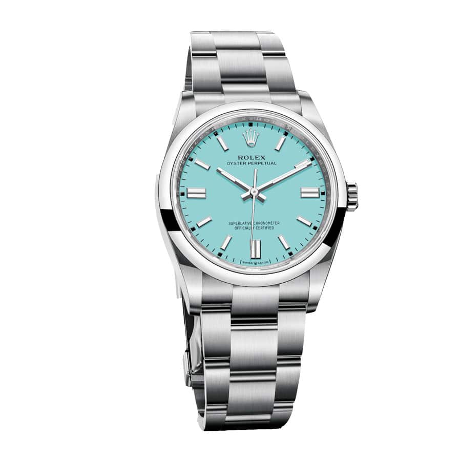rolex-oyster-perpetual-aqua-dial-126000 (1) Rolex Oyster Perpetual Aqua Dial 126000 Replica - Image 2