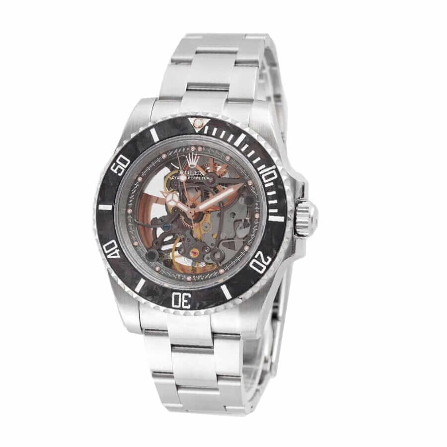 rolex-oyster-perpetual-skeleton-dial-steel-gold-114200-replica-1 Rolex Oyster Perpetual 114200 Skeleton Dial Replica - Image 2