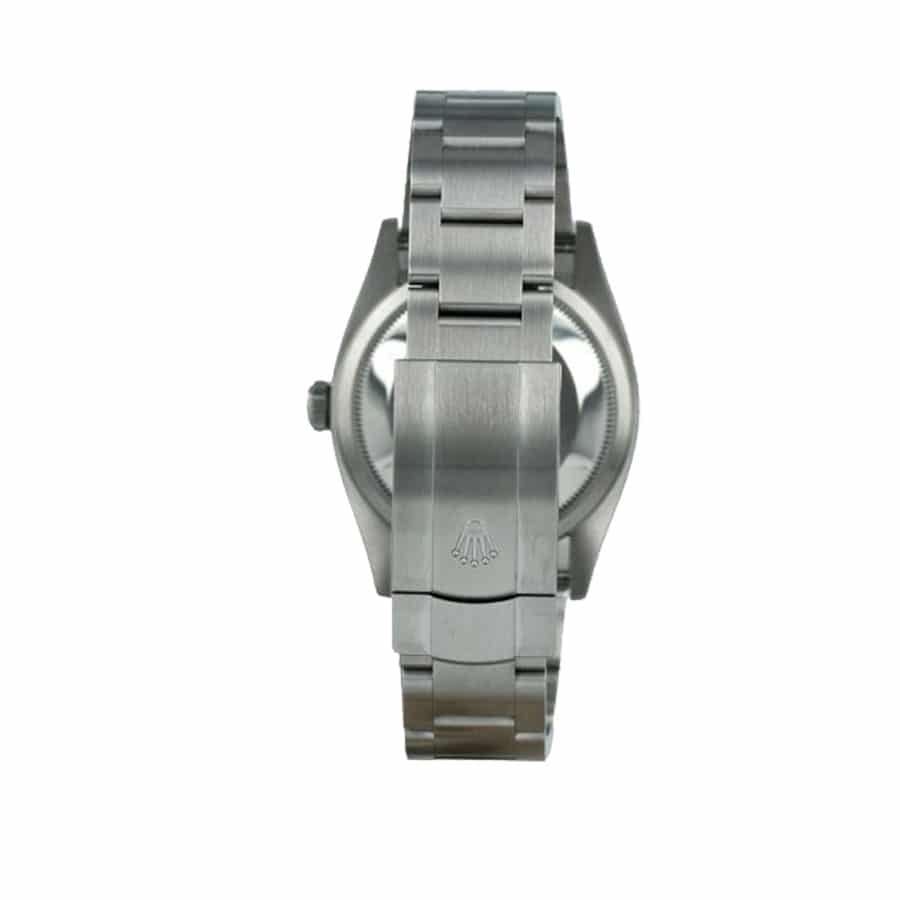 rolex-oyster-perpetual-yellow-dial-12-1 Rolex Oyster Perpetual Orange Dial 124300-0004 Replica - Image 3