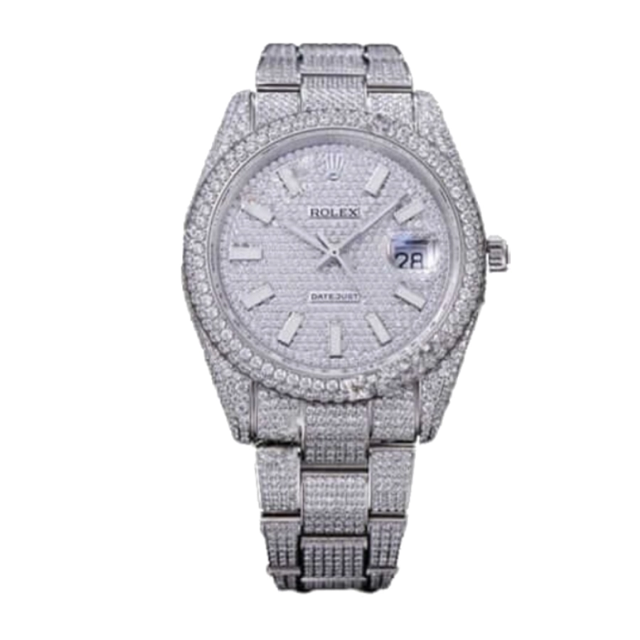 rolex-pave-dial-replica-1 (1) Rolex Datejust 116334 Iced Out Diamond Pave Dial Replica - Image 1