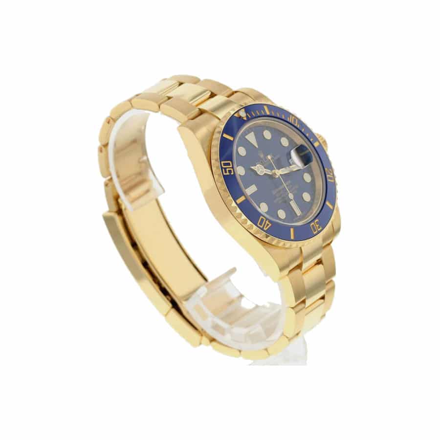 rolex-submariner-blue-dial-gold-116618lb-osyter-replica Rolex Submariner Blue Dial Stainless Steel 326934-0003 Oyster Replica - Image 3