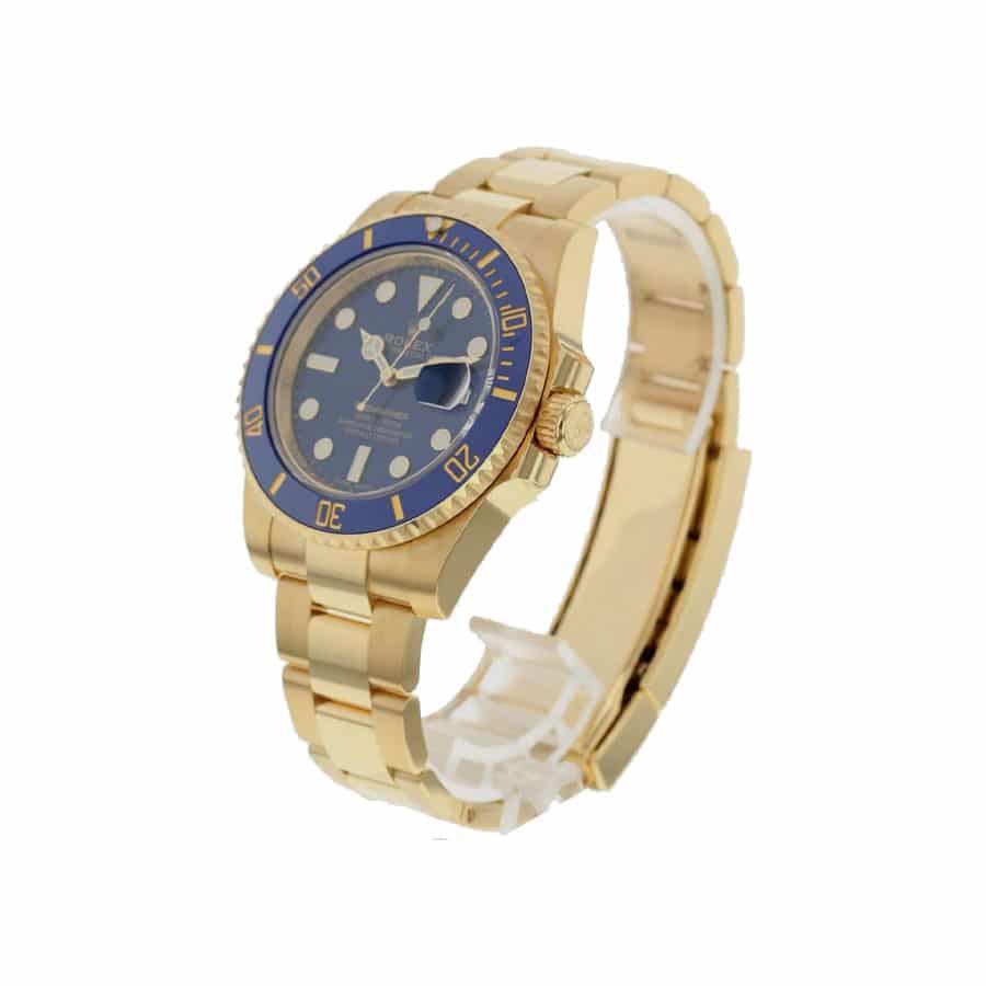 rolex-submariner-blue-dial-gold-116618lb-osyter-replica24 Rolex Submariner Blue Dial Stainless Steel 326934-0003 Oyster Replica - Image 4