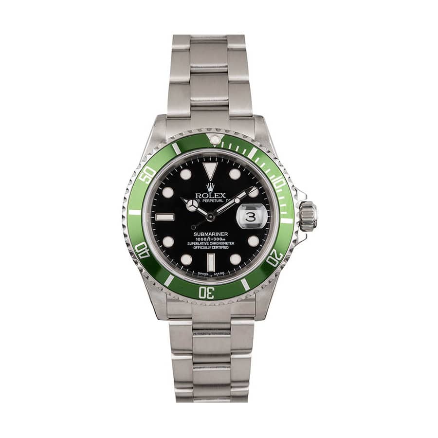 rolex-submariner-date-kermit-16610lv-replica Rolex Submariner Date Black Replica - Image 1