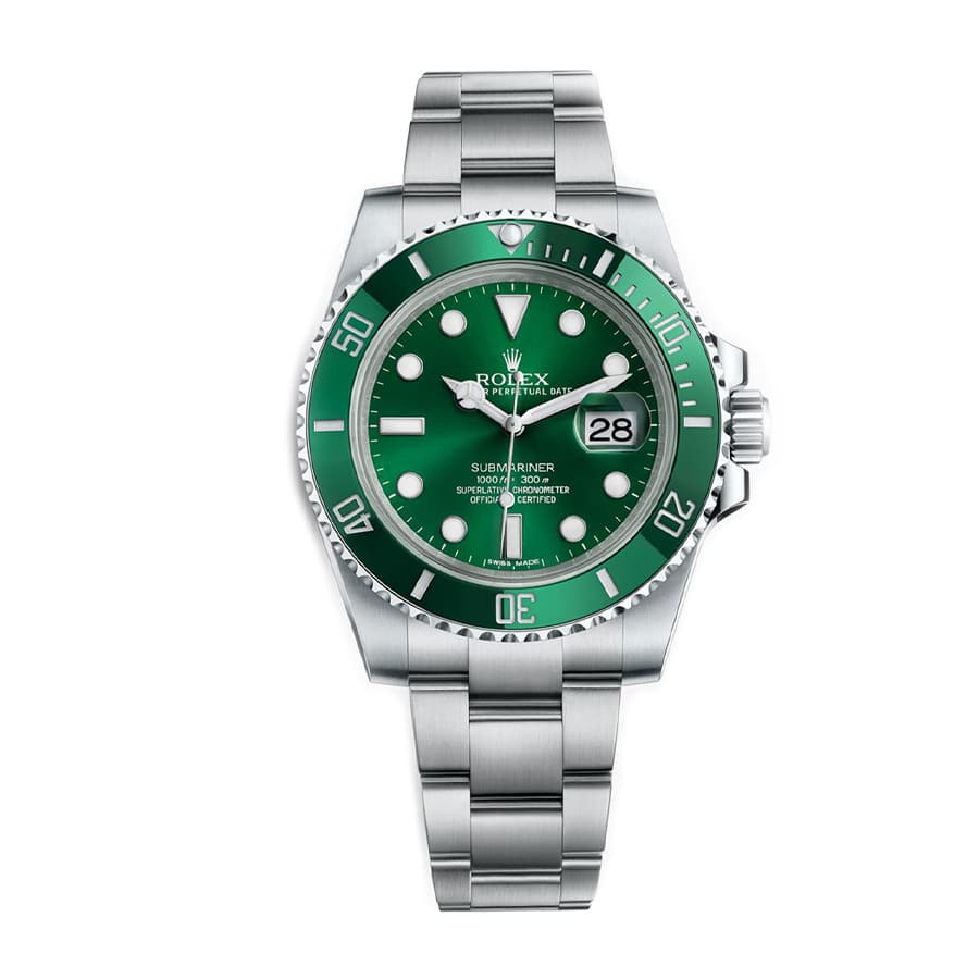 rolex-submariner-hulk-116610lv-green-dial-replica Rolex Submariner Hulk 116610LV Green Dial Replica - Image 1