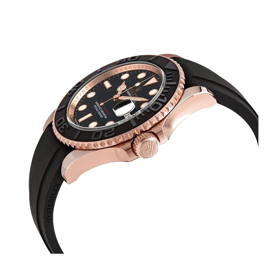 rolex-yacht-master-40-116655sats-rose-gold-automatic-rubber-black-dial-oyster-replica Rolex Yacht-Master 40 116655 SATS Rose Gold Automatic Rubber Black Dial Replica - Image 3