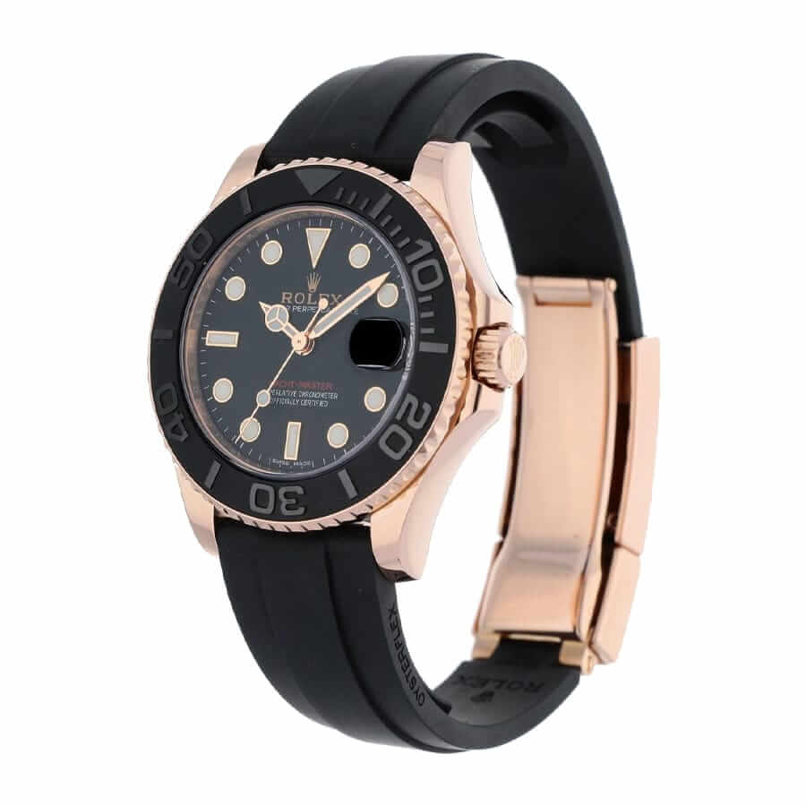 rolex-yacht-master-40-116695sats-rose-gold-automatic-rubber-black-dial-replica Rolex Yacht-Master 40 116655 SATS Rose Gold Automatic Rubber Black Dial Replica - Image 2