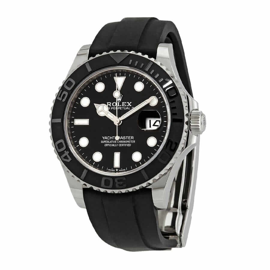 rolex-yacht-master-40-226659-white-gold-automatic-rubber-black-dial Rolex Yacht-Master 226659 White Gold Automatic Rubber Black Dial Replica - Image 2