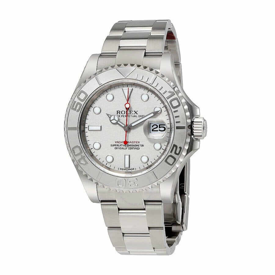 rolex-yacht-master-platinum-dial-steel-and-platinum-116622plso Rolex 16622 Oyster Perpetual Yacht-Master Replica - Image 2