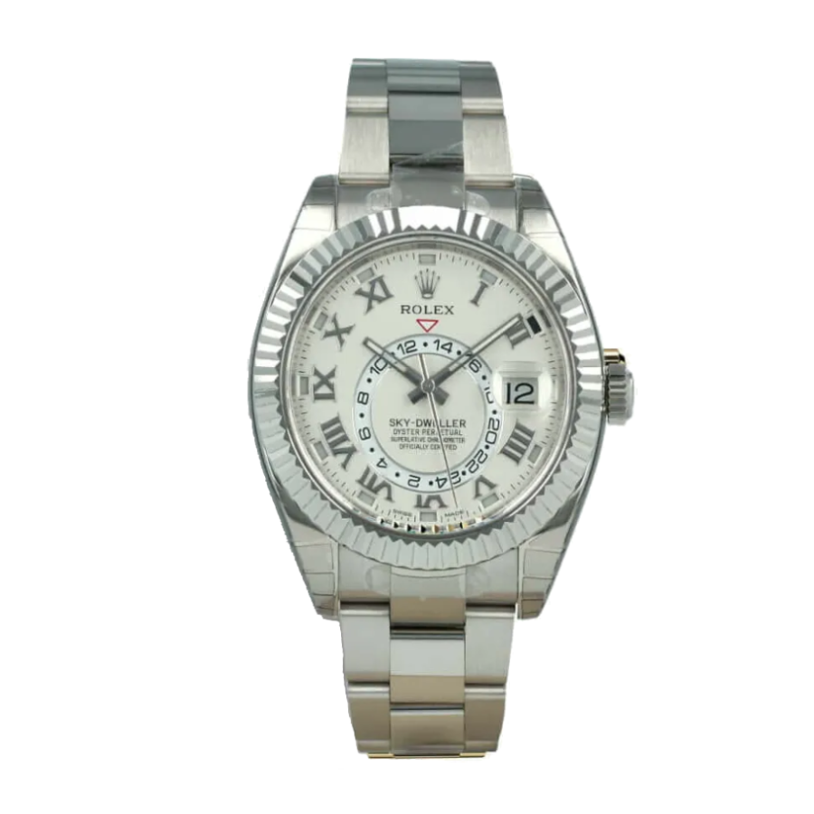 sky-dweller-white-dial-replica-1 Rolex Sky-Dweller 326939 White Dial Oyster Replica - Image 1